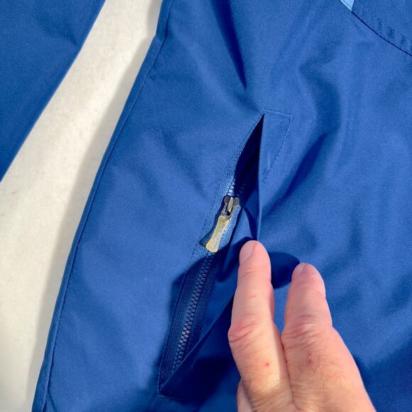 NFL Superbowl XXXIX Reebok Full Zip Windbreaker Men Large 2005 Drawstring Waist - Picture 9 of 16